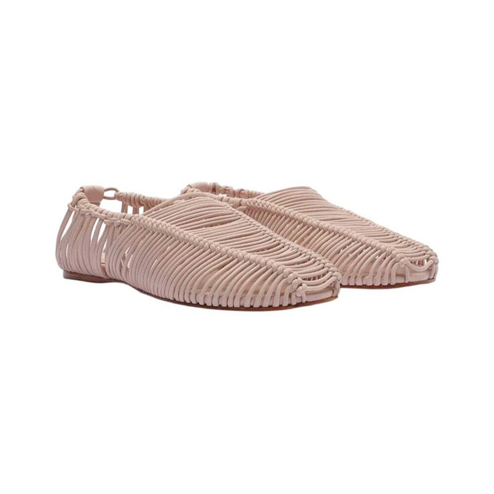 Farm Rio Macrame Leather Ballerina Flat